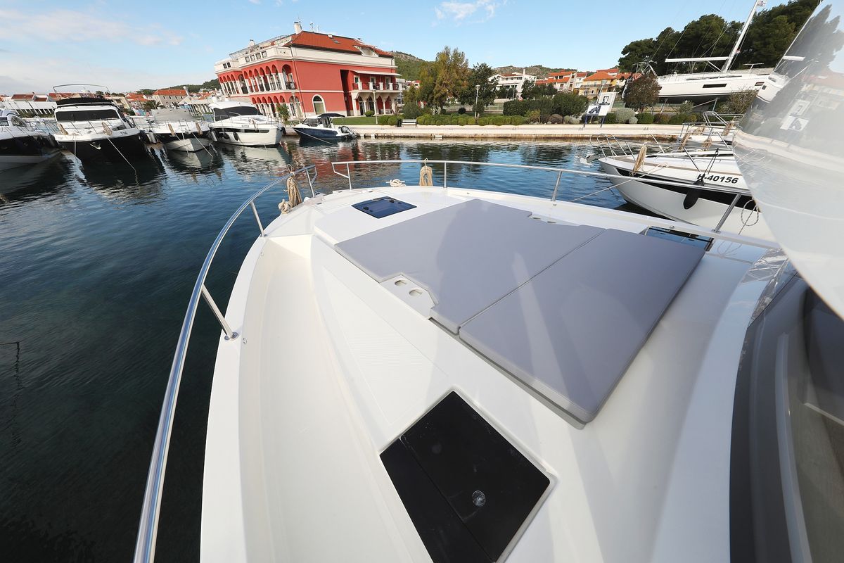 Galley of Mackata, a Cobra Yachts Seamaster 45 yacht at Grad Vodice, Croatia