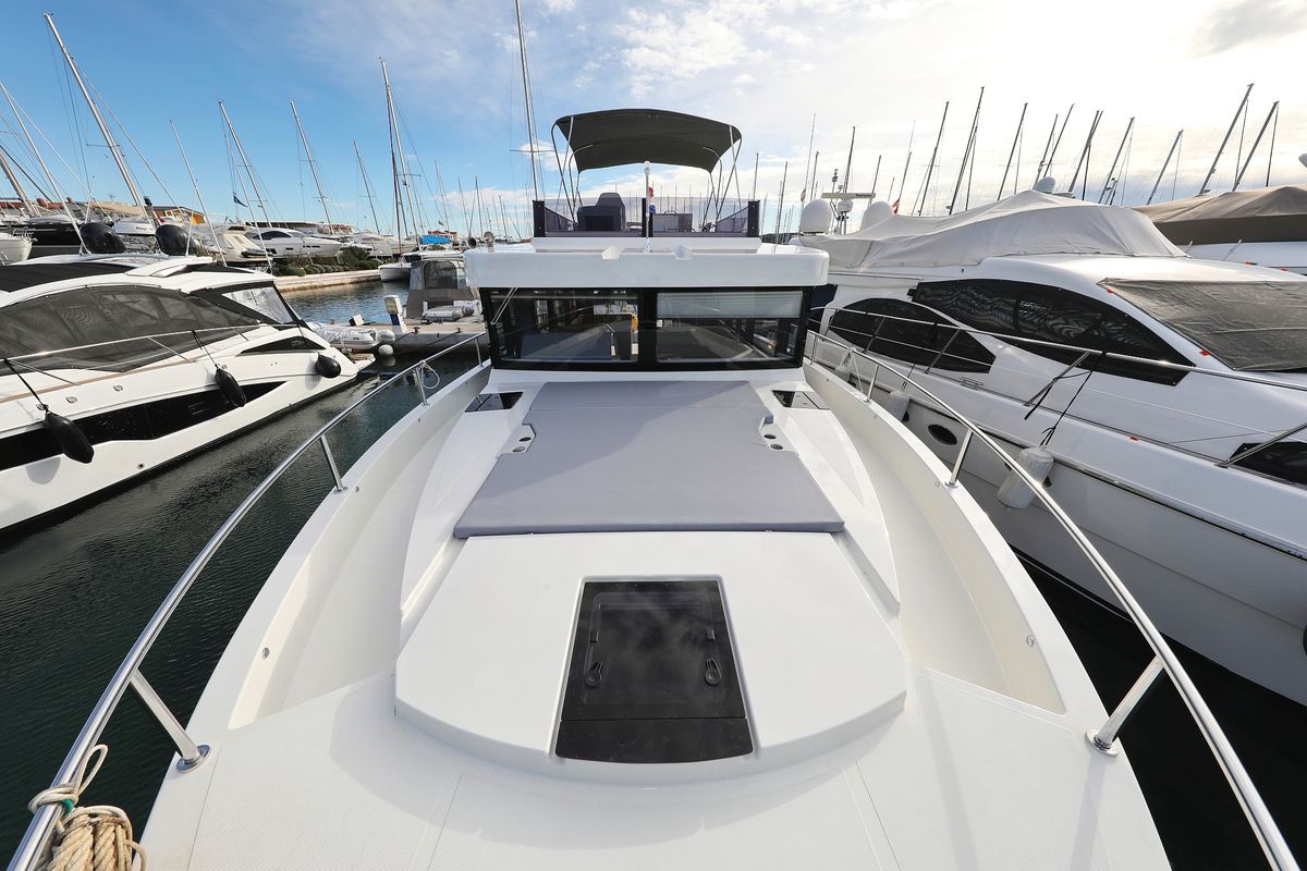 Galley of Mackata, a Cobra Yachts Seamaster 45 yacht at Grad Vodice, Croatia