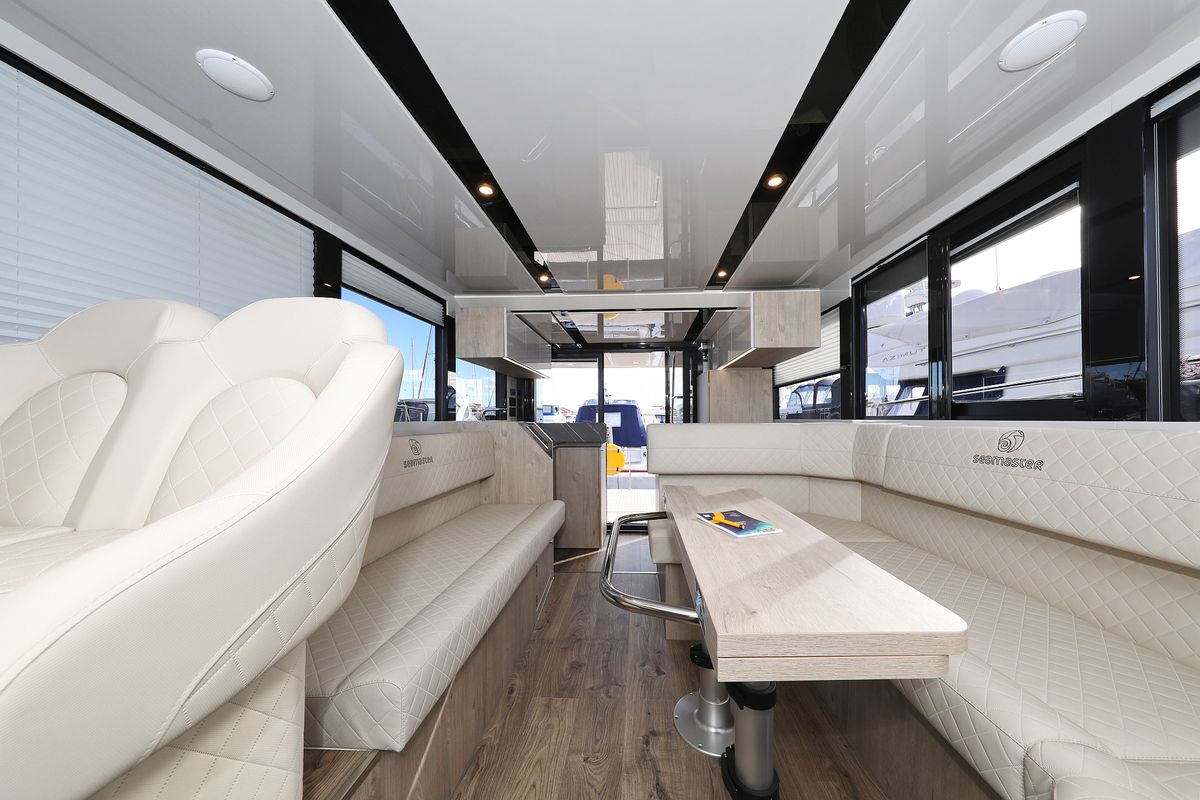 Cabin on Mackata, a Cobra Yachts Seamaster 45 yacht at Grad Vodice, Croatia