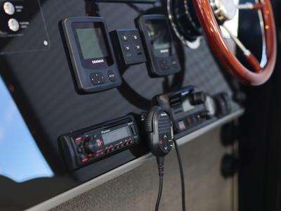 Cockpit of Mackata, a Cobra Yachts Seamaster 45 yacht at Grad Vodice, Croatia