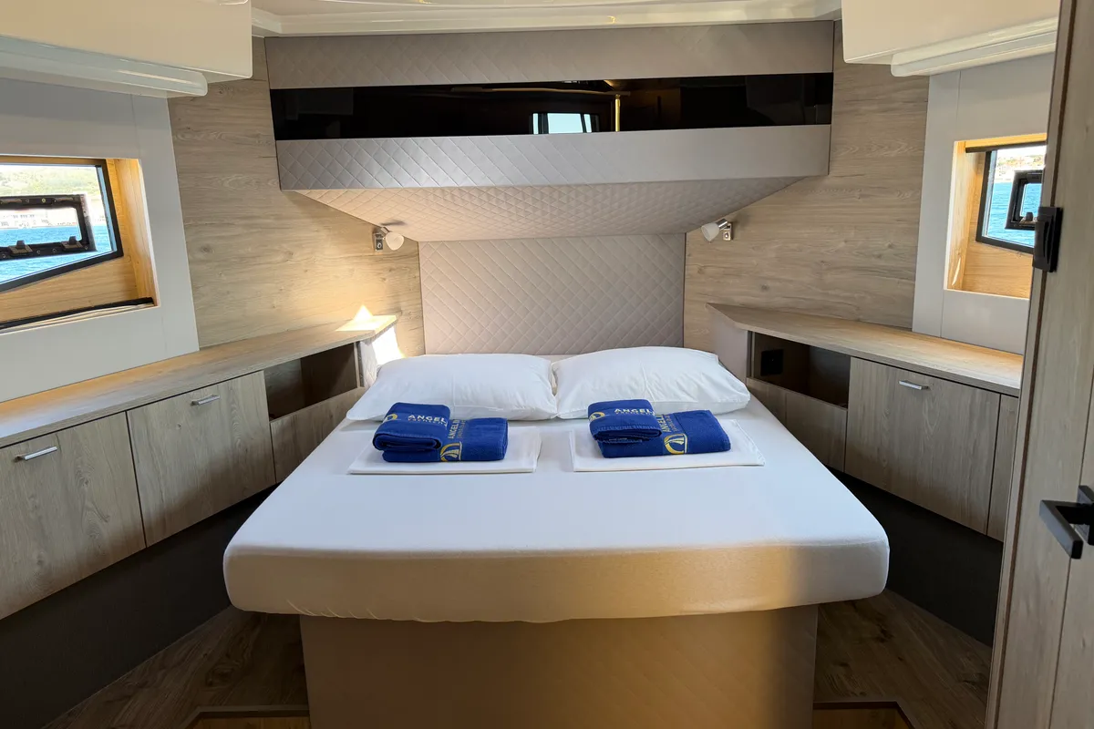 Mackata, a Cobra Yachts Seamaster 45 yacht at Grad Vodice, Croatia