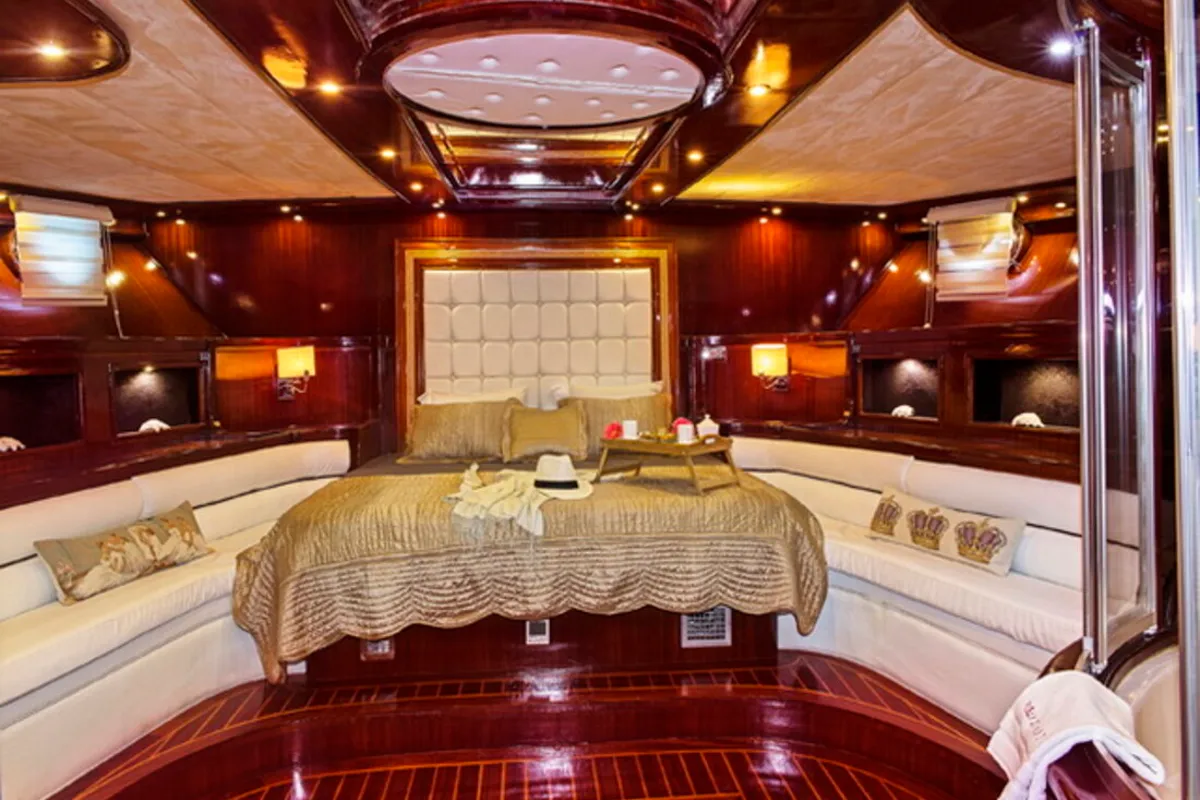Cabin on Perla Del Mar II, a Unknown M/S Perla Del Mar II yacht at Marmaris, Turkey