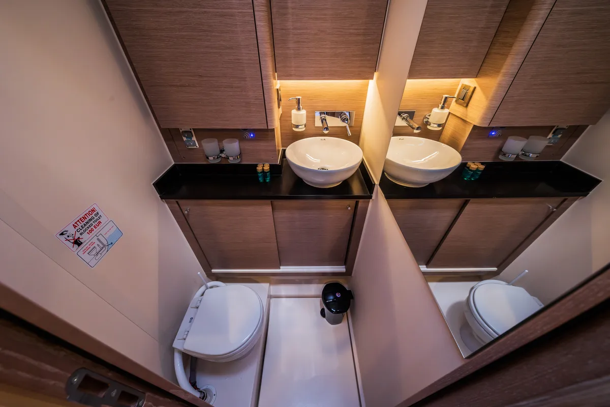 Head on Eywa, a Hanse Yachts Hanse 588 sailboat at Grad Kaštela, Croatia