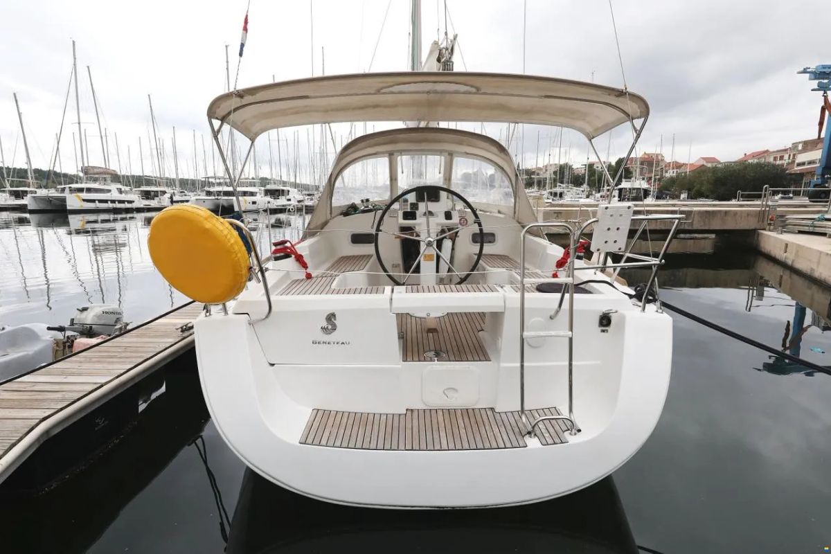 Exterior view of Star Elisabeth , a Beneteau Oceanis 34 sailboat at Punat, Croatia