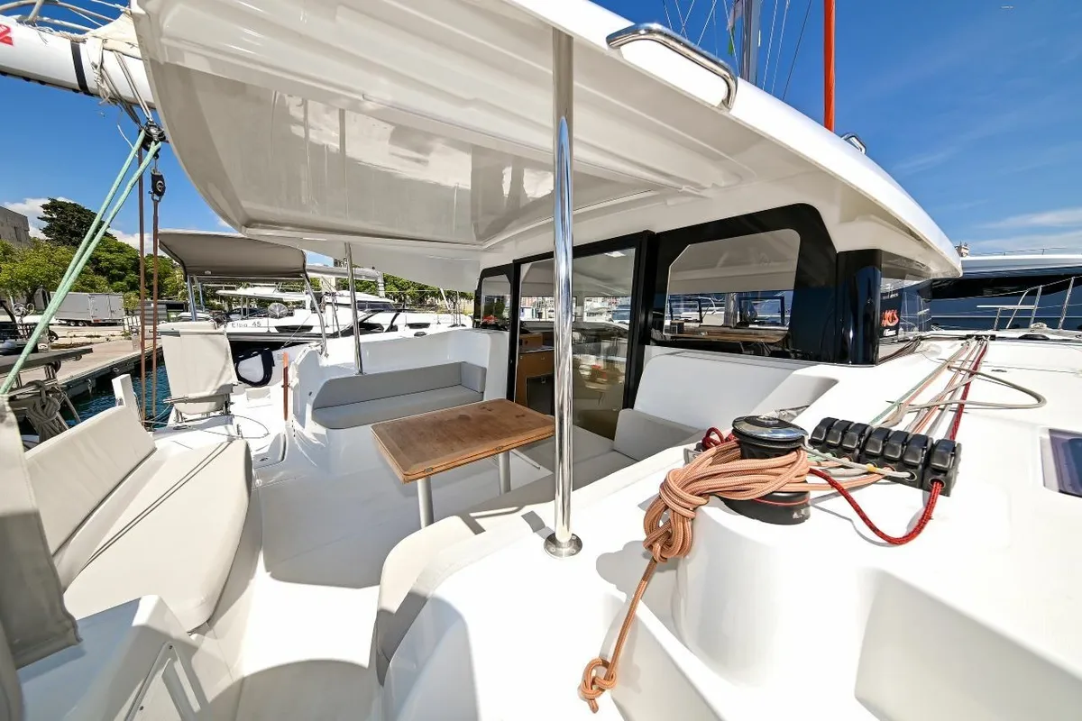 ISLAND BLUE V, a Excess Excess 11 catamaran at Grad Pula, Croatia