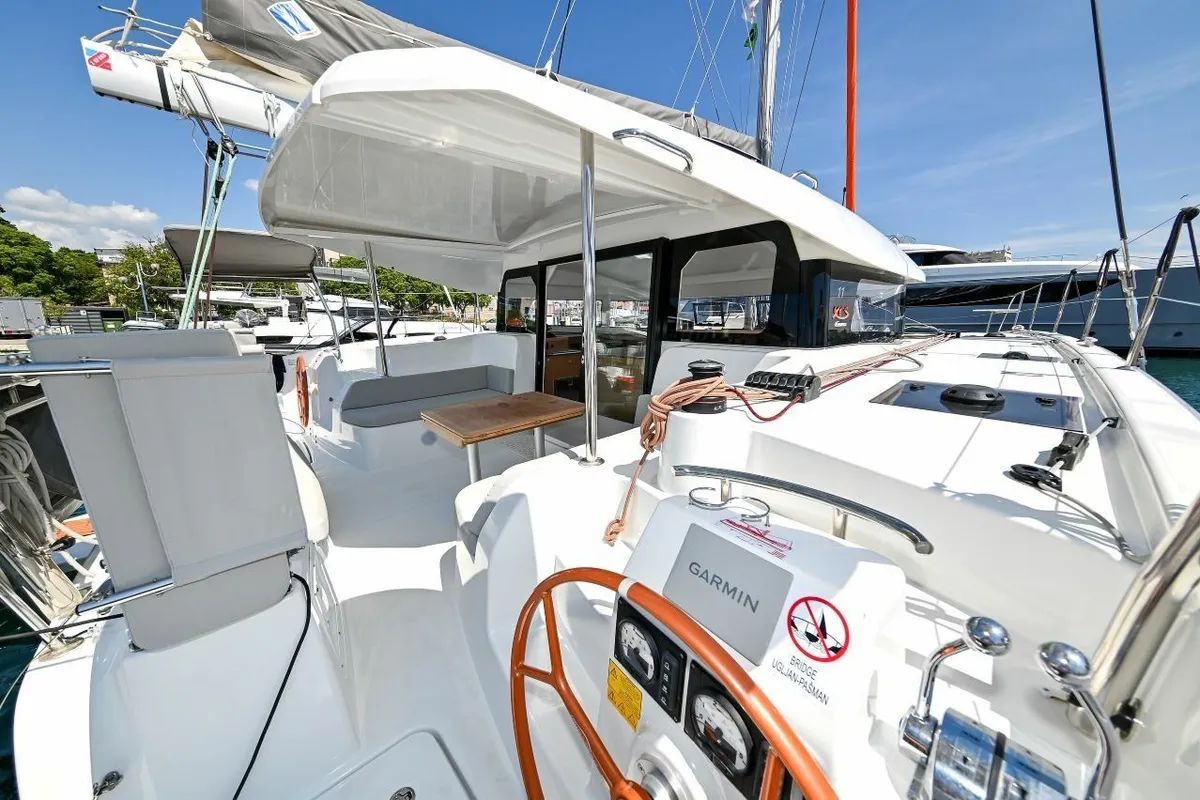 ISLAND BLUE V, a Excess Excess 11 catamaran at Grad Pula, Croatia