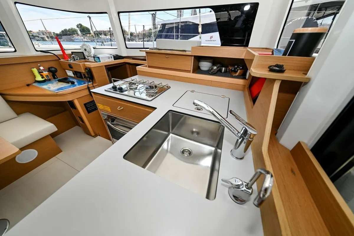 ISLAND BLUE V, a Excess Excess 11 catamaran at Grad Pula, Croatia