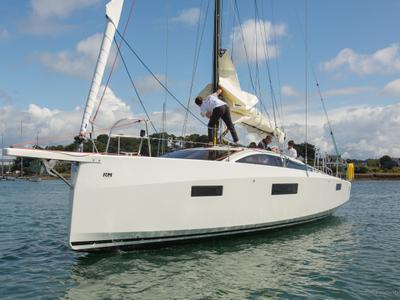 Exterior view of Freeride, a RM Yachts RM 1180 sailboat at Port de Bormes-les-Mimosas, France