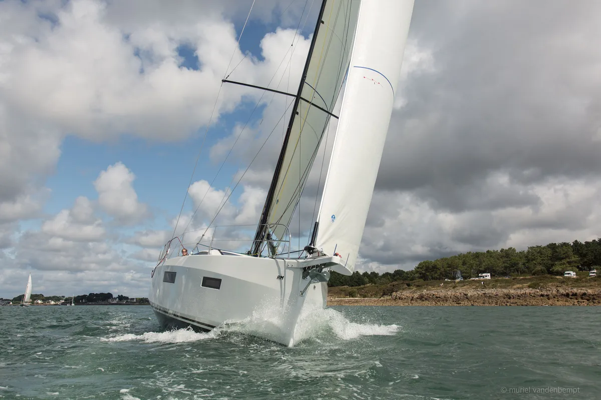 Exterior view of Freeride, a RM Yachts RM 1180 sailboat at Port de Bormes-les-Mimosas, France