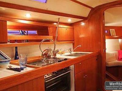 Galley of Nausicaa, a Dufour 365 GL sailboat at Barth, Germany