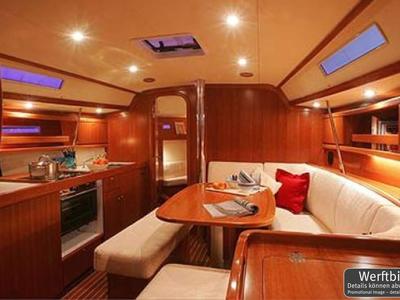 Salon of Nausicaa, a Dufour 365 GL sailboat at Barth, Germany