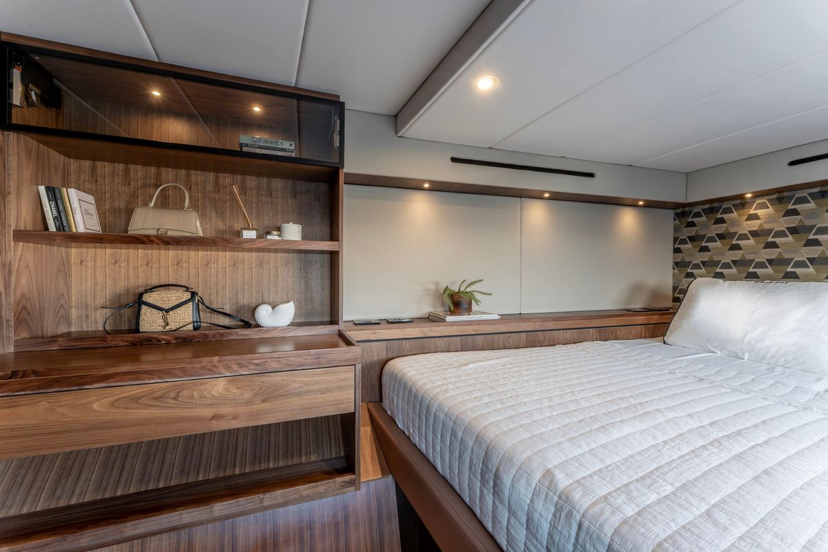 Cabin on HANI I , a Gulet Catamaran catamaran at Lavreotiki Municipal Unit, Greece