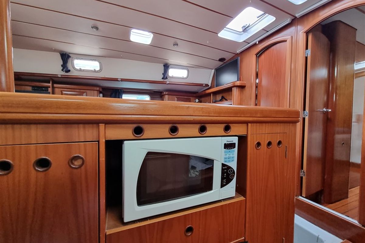 White Lady, a Beneteau 50 sailboat at Grad Pula, Croatia