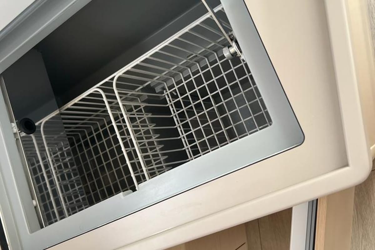 Galley of Rosalba, a Beneteau Oceanis 40.1 sailboat at Capo d'Orlando, Italy