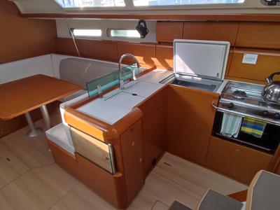 Galley of Eione, a Jeanneau Sun Odyssey 419 sailboat at Volos Municipality, Greece