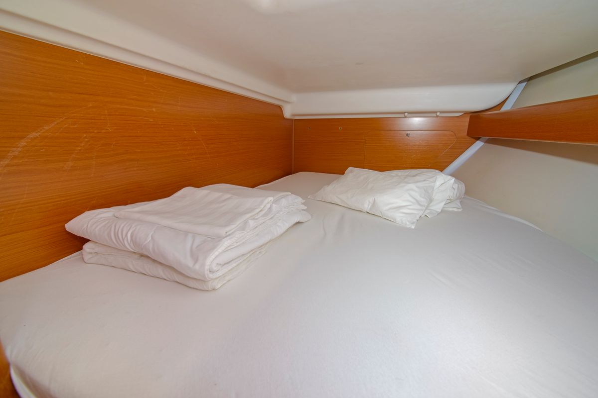 Cabin on Helena, a Beneteau Cyclades 39.3 sailboat at Betina, Croatia