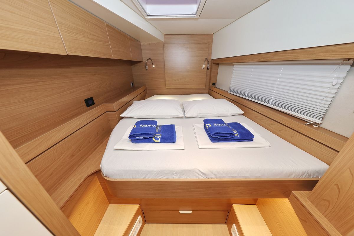 Cabin on Imagination, a Bali 4.4 catamaran at Grad Trogir, Croatia