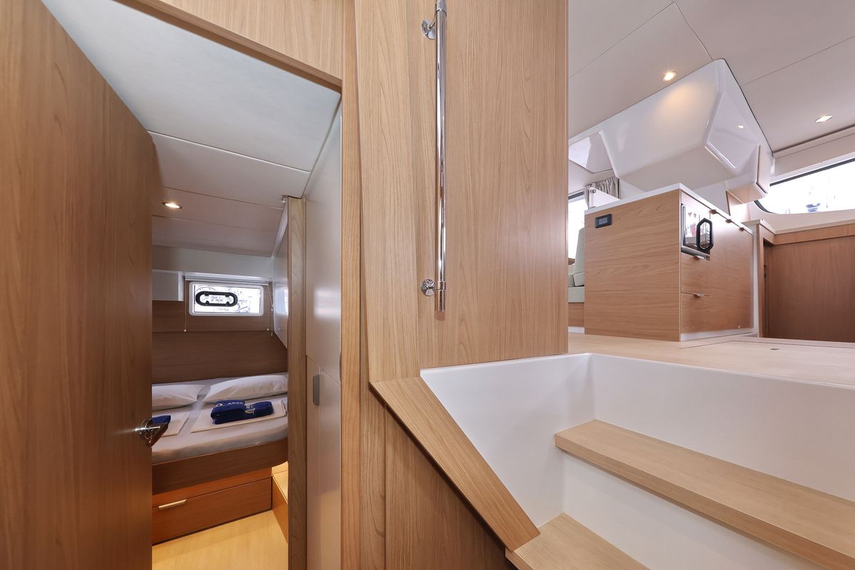 Cabin on Imagination, a Bali 4.4 catamaran at Grad Trogir, Croatia