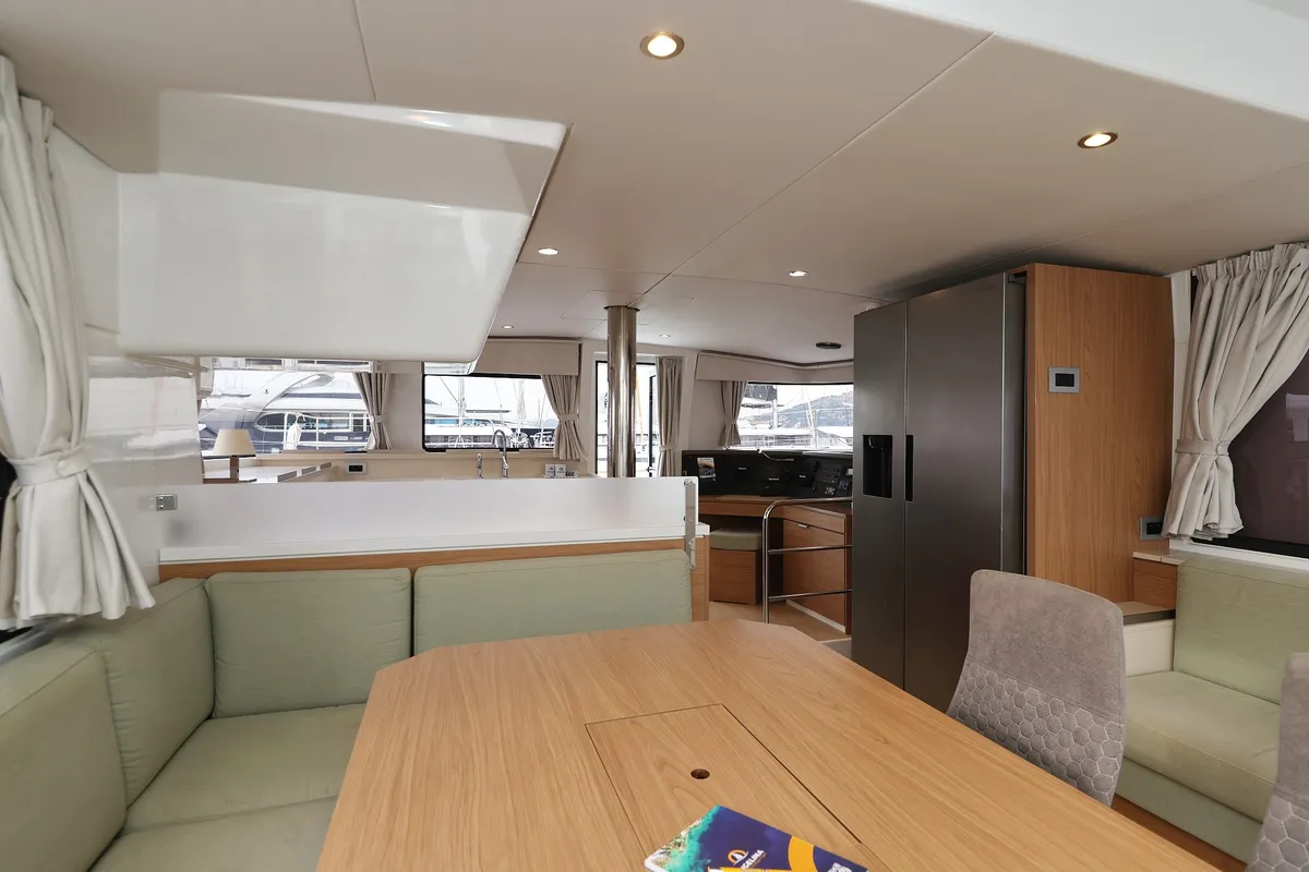 Salon of Imagination, a Bali 4.4 catamaran at Grad Trogir, Croatia