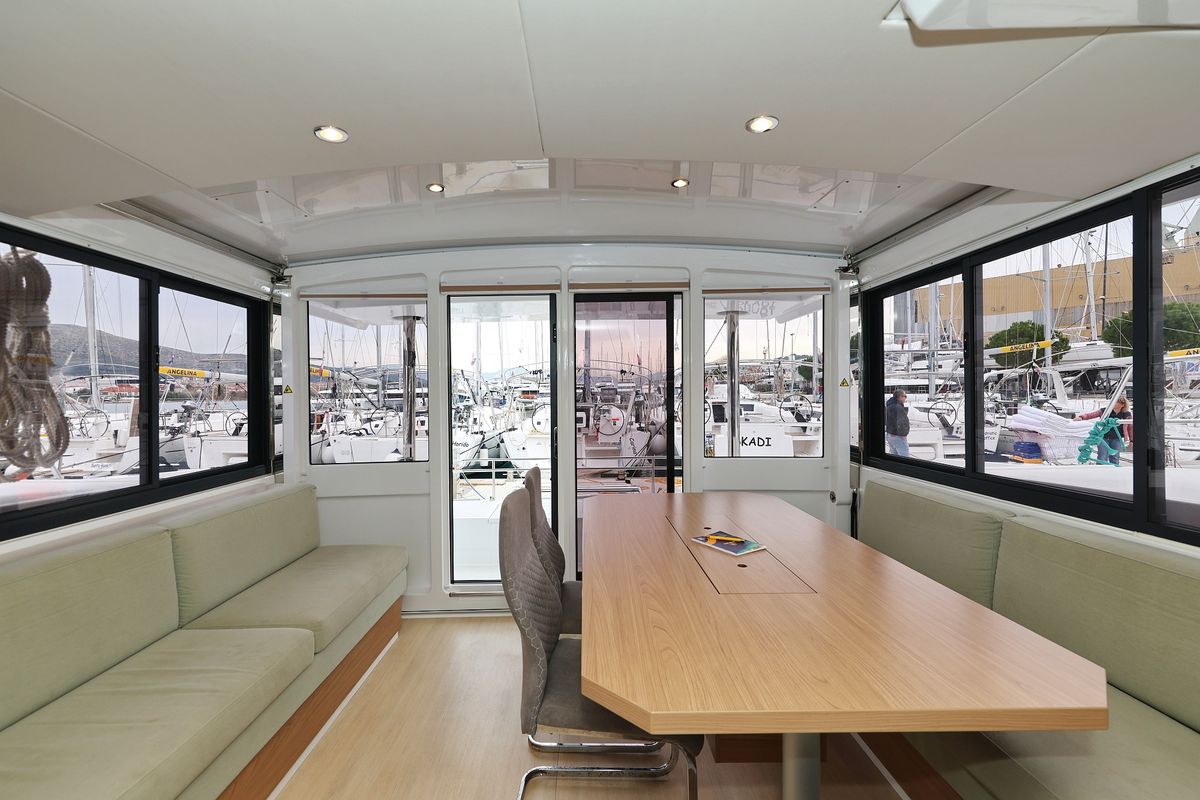 Salon of Imagination, a Bali 4.4 catamaran at Grad Trogir, Croatia
