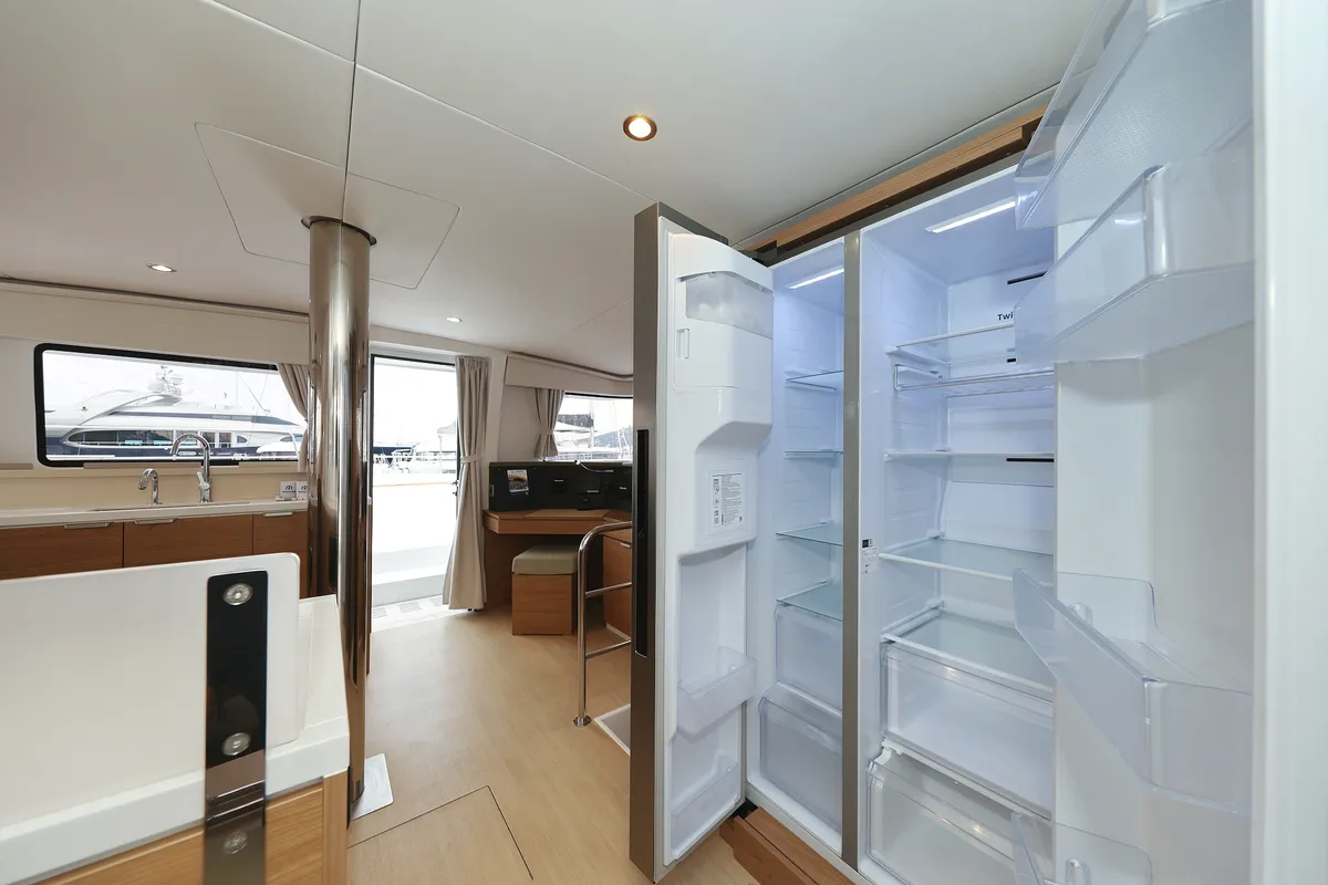 Galley of Imagination, a Bali 4.4 catamaran at Grad Trogir, Croatia