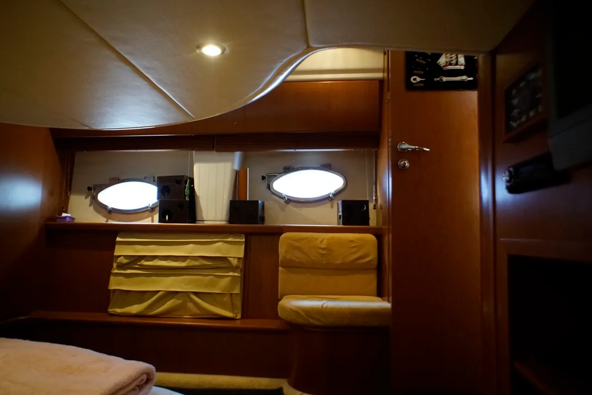 Cabin on Lady Veronika, a Gobbi 425 SC yacht at Punat, Croatia