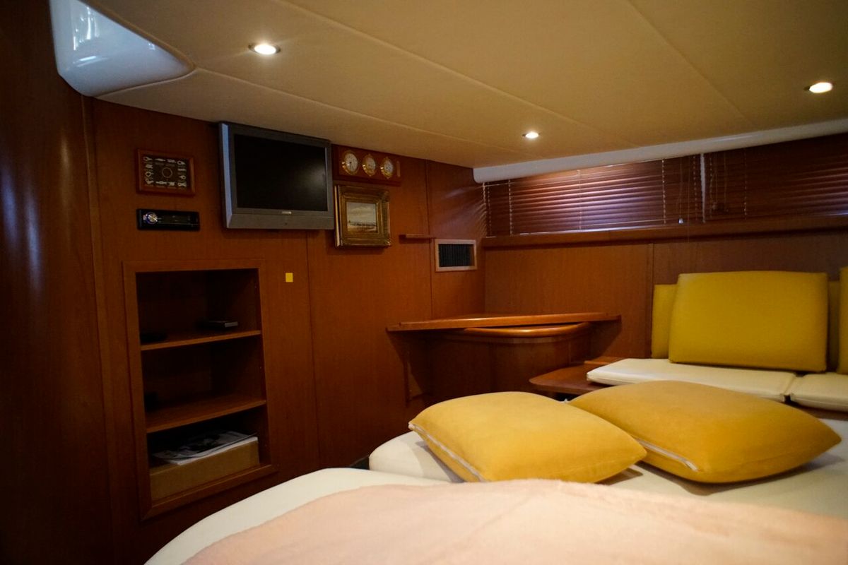 Cabin on Lady Veronika, a Gobbi 425 SC yacht at Punat, Croatia