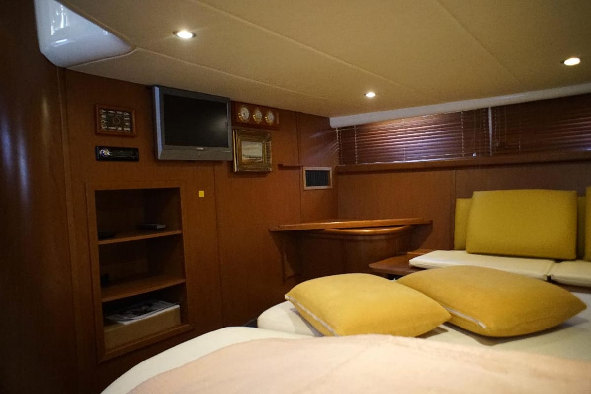 Cabin on Lady Veronika, a Gobbi 425 SC yacht at Punat, Croatia