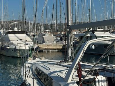 Deck of All Winds, a Beneteau Oceanis 41.1 sailboat at Općina Rogoznica, Croatia