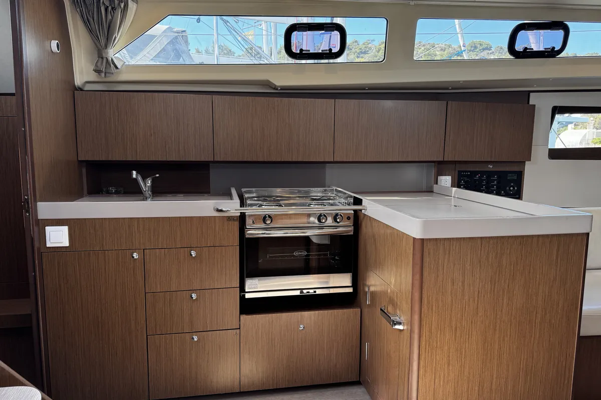 Galley of All Winds, a Beneteau Oceanis 41.1 sailboat at Općina Rogoznica, Croatia