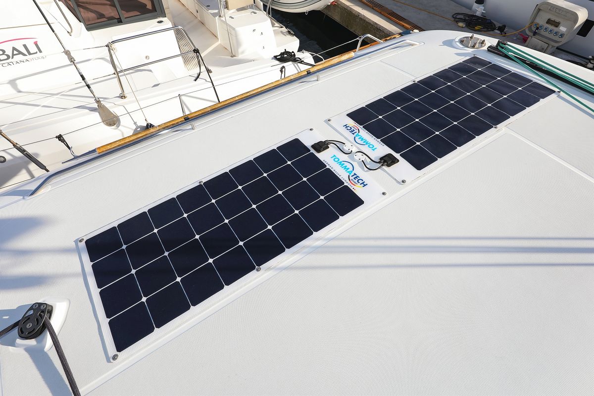 First Choice, a Lagoon 400 S2 catamaran at Grad Biograd na Moru, Croatia