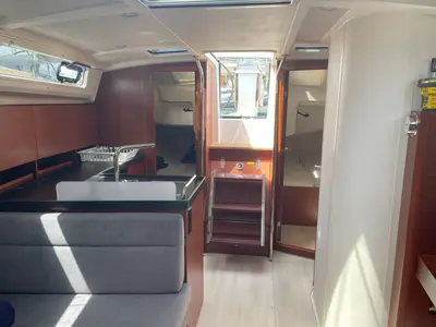 Salon of Medusa III, a Hanse Yachts Hanse 388 sailboat at Municipal Unit of Lefkada, Greece