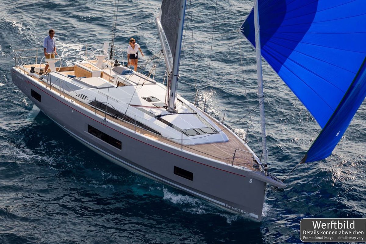 Salon of Miraculix, a Beneteau Oceanis 46.1 sailboat at Grad Biograd na Moru, Croatia