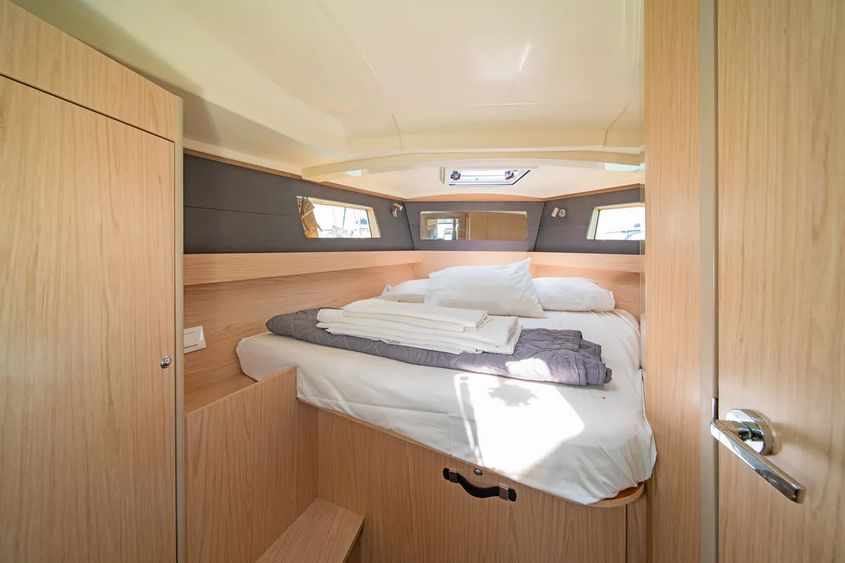 Cabin on Elena, a Beneteau Oceanis 41.1 sailboat at Municipal Unit of Lefkada, Greece