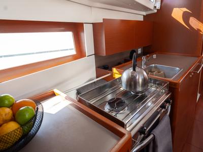 Galley of Hydra, a Beneteau Oceanis 38.1 sailboat at Grad Pula, Croatia