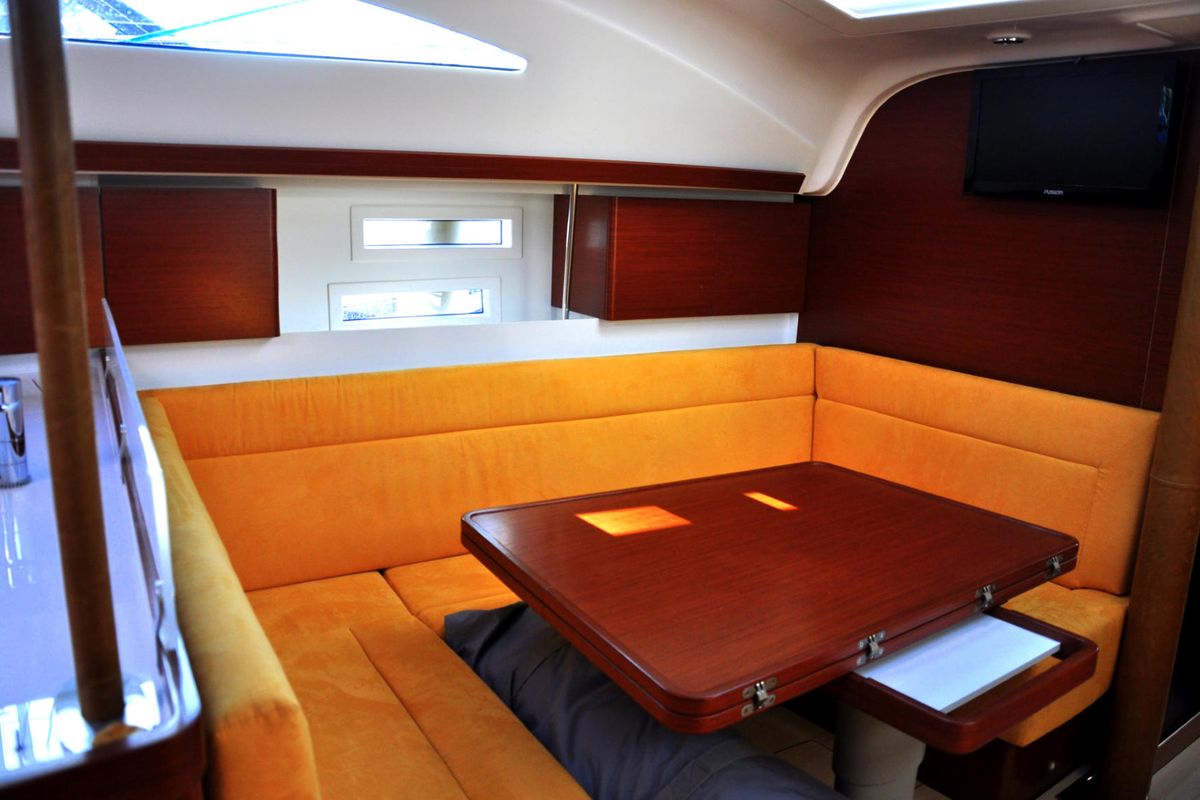 Salon of Beauty AS, a Elan Impression 444 sailboat at Izola / Isola, Slovenia