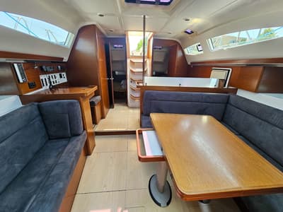 Salon of Beauty AS, a Elan Impression 444 sailboat at Izola / Isola, Slovenia