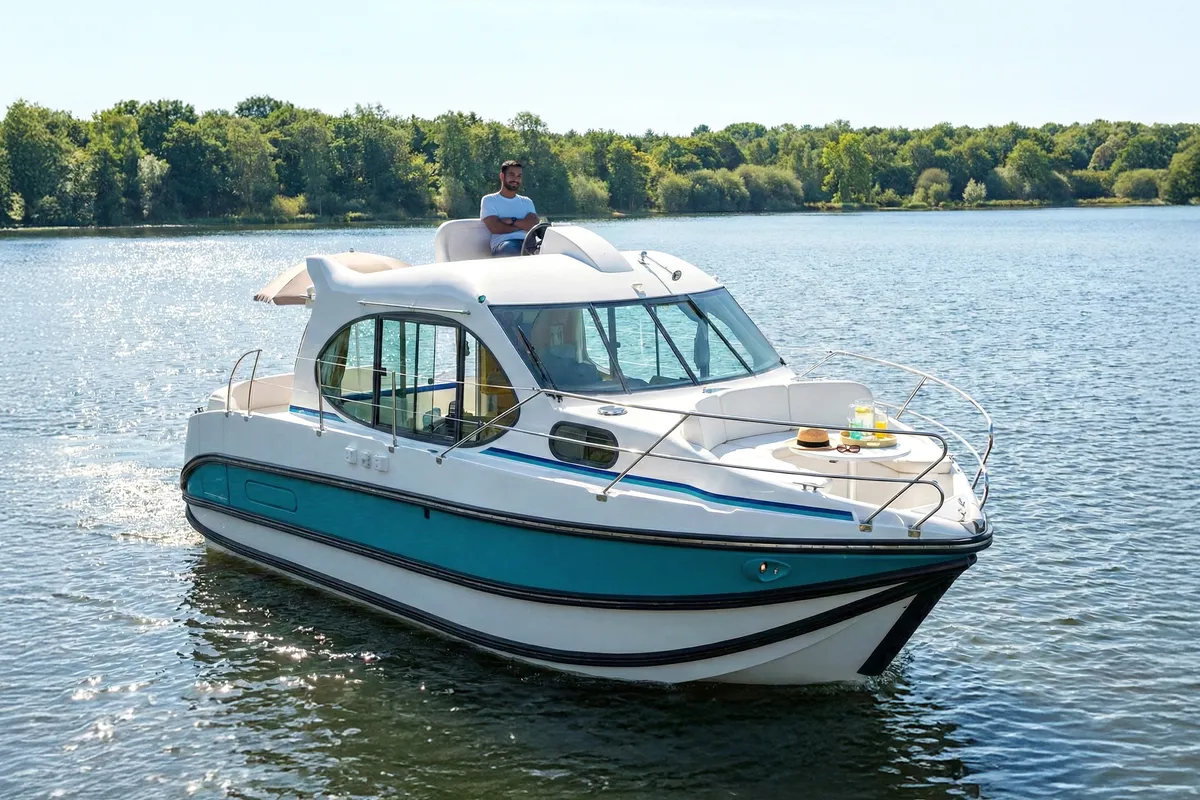 Cruiser Comfort XL 2/4 Pers., a Nicols Nicols Estivale Duo motorboat at Portel, Portugal