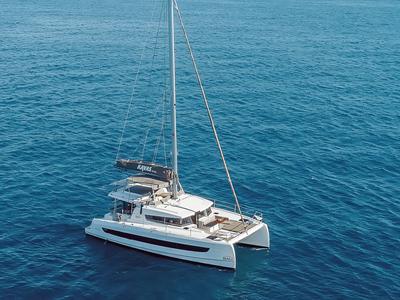 Exterior view of Kos 42.5, a Bali 4.2 catamaran at Kos, Greece