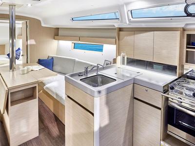 Galley of Philosophie, a Beneteau Oceanis 34.1 sailboat at Baan Salak Phet, Thailand