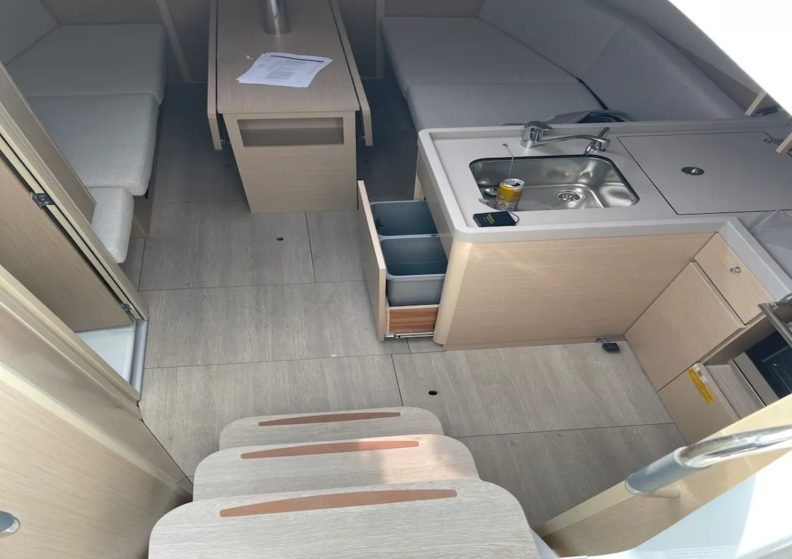 Galley of Philosophie, a Beneteau Oceanis 34.1 sailboat at Baan Salak Phet, Thailand