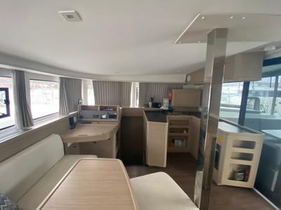 Salon of Brunhilde, a Lagoon 42 catamaran at Grad Trogir, Croatia