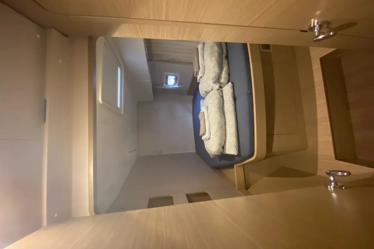 Cabin on Brunhilde, a Lagoon 42 catamaran at Grad Trogir, Croatia