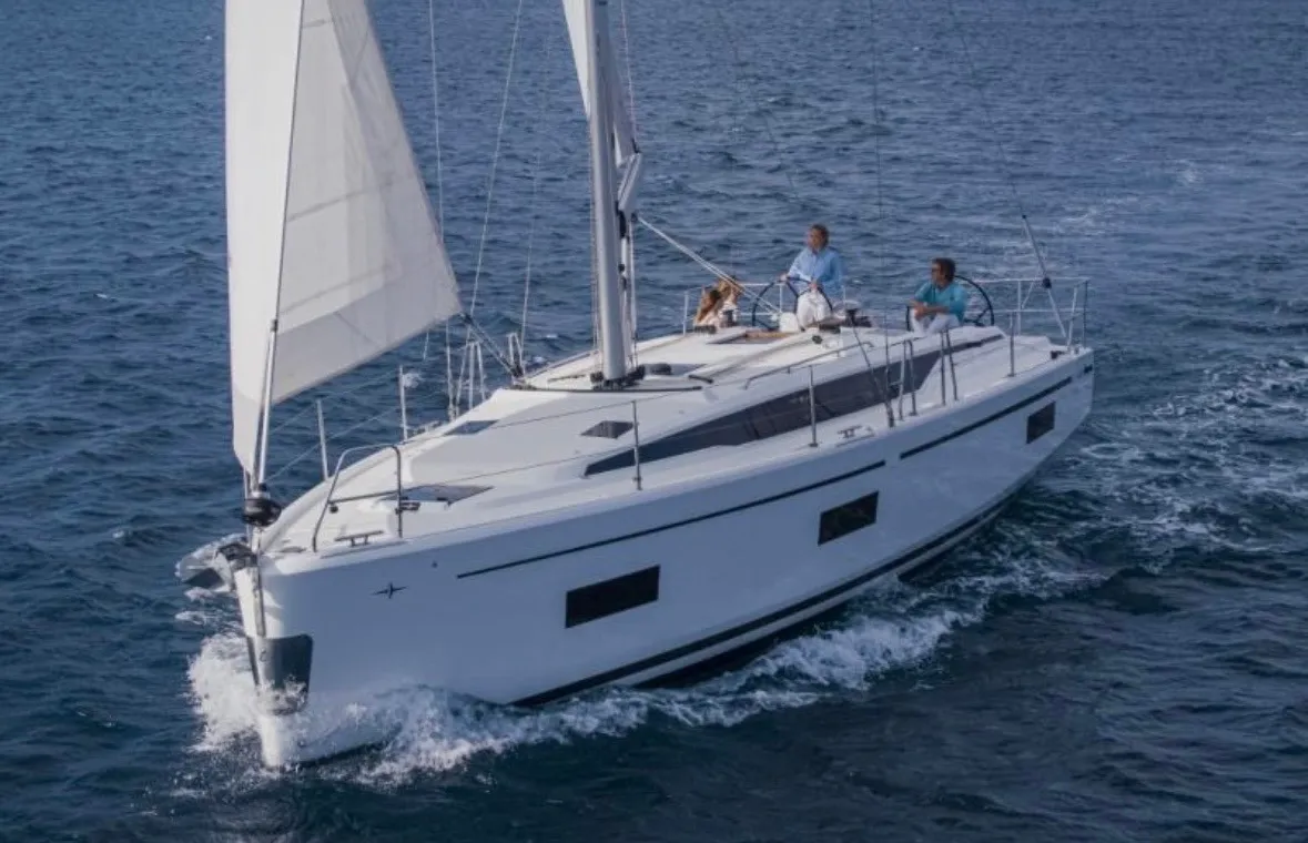HORIZON, a Bavaria Bavaria C42 sailboat at Skiathos, Greece