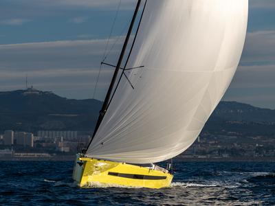 Exterior view of Kairos, a RM Yachts RM 1080 sailboat at La Trinité-sur-Mer, France