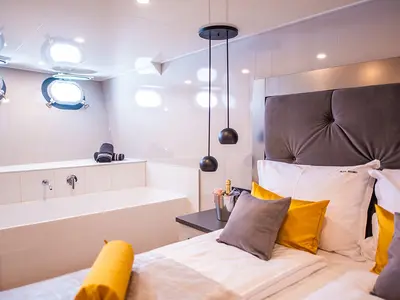 Cabin on Alfa Mario, a Gulet Motoryacht yacht at Split, Croatia