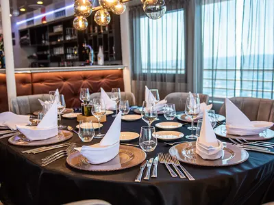 Salon of Alfa Mario, a Gulet Motoryacht yacht at Split, Croatia