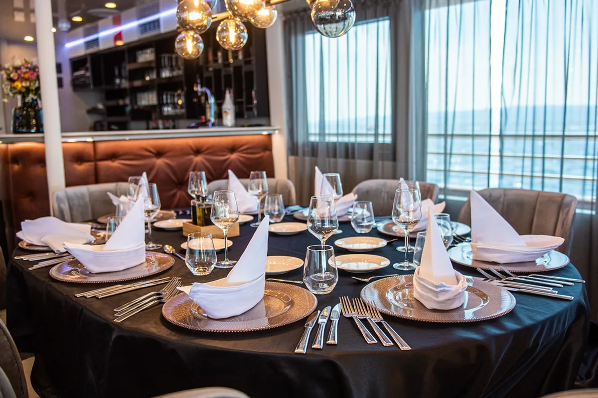 Salon of Alfa Mario, a Gulet Motoryacht yacht at Split, Croatia