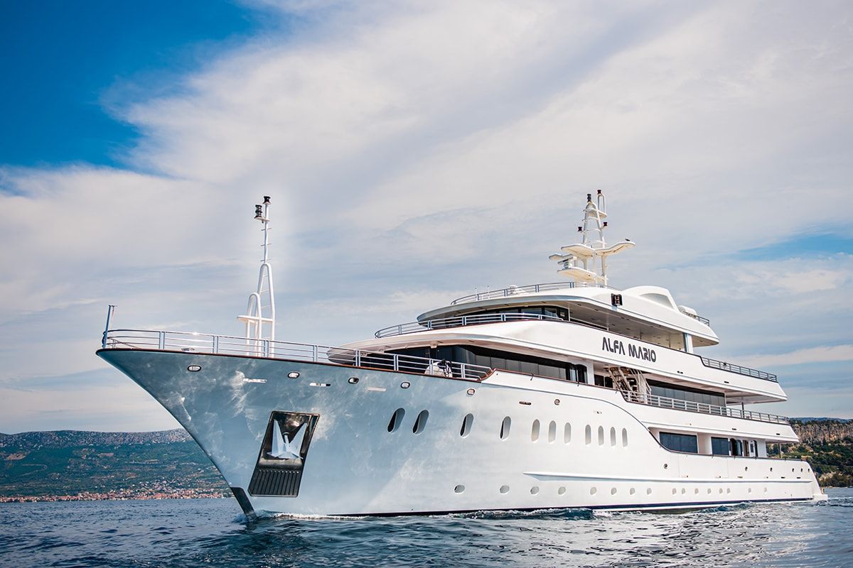 Exterior view of Alfa Mario, a Gulet Motoryacht yacht at Split, Croatia
