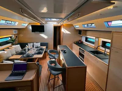 Galley of Marcus D&D Kufner 57, a D&D Kufner 57 sailboat at Grad Trogir, Croatia